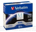 Verbatim 98913, Verbatim M-DISC BD-R XL 100GB/1-6x Jewelcase (5 Disc)