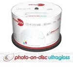 PRIMEON CD-R 80Min 700MB 50 Disc Spindel - photo-on-disc ultragloss, Water resistant,