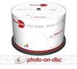 PRIMEON CD-R 80Min 700MB 50 Disc Spindel - photo-on-disc, Inkjet Full Size Printable