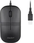 Perixx PERIMICE-503 B, wasserdichte Maus, USB kabelgebunden, schwarz
