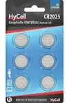 Hycell CR2025 Lithium Knopfzelle 3V Batterie - 6er Verpackung