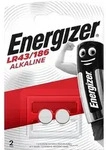 Energizer 186 LR43 12GA LR1142 386 1.5V Alkaline Knopfzelle - 2er Verpackung