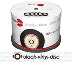 PRIMEON CD-R 80Min 700MB 50 Disc Spindel - black-vinyl-disc, Inkjet Printable Surface