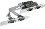 Inline&reg; Schnittstellenkarte, 4x Seriell 9-pol, PCIe (PCI-Express)