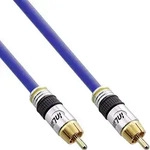 2m - Inline Cinch Kabel VIDEO & digital AUDIO, PREMIUM, 1x Cinch St / St