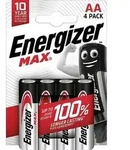 Energizer MAX AA Mignon LR6 Alkaline Batterie - 4er Verpackung