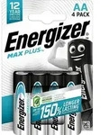 Energizer MAX Plus AA Mignon LR6 Alkaline Batterie - 4er Verpackung