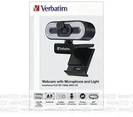 Verbatim 49579, Verbatim Webcam AWC-02, Full HD 1080p, schwarz