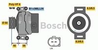 BOSCH Generator 0 986 049 010