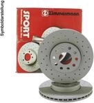 2x Zimmermann Bremsscheiben Coat Z &Oslash;318mm Vorne passend f&uuml;r Audi A4 B9 8W5 Q5