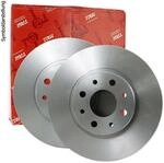 2x TRW Bremsscheibe DF6499S