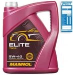 5L Mannol Elite Motor&ouml;l 5W-40 API SN/CH passend f&uuml;r VW 502.00 505.00 MB 229.3 229.5