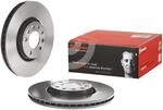 2x BREMBO Bremsscheibe COATED DISC LINE 09.9369.11