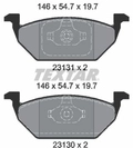 TEXTAR Bremsbelagsatz, Scheibenbremse Q+ 2313001