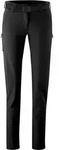 Maier Sports Lana slim Wanderhose Damen | Gr. 44 | schwarz - schwarz