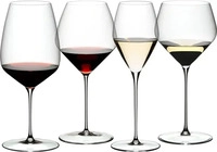RIEDEL Veloce Tasting Set - 4-teiliges Weinglas-Set (Sauvignon Blanc, Chardonnay,