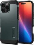 Spigen Tough Armor MagSafe H&uuml;lle mit Standfu&szlig; f&uuml;r iPhone 16 Pro - Gr&uuml;n