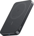 Anker MagGo magnetische powerbank (10000 mAh, Schlank, schwarz), Qi2-zertifiziert,