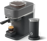 PHILIPS Baristina Espressomaschine und Milchaufsch&auml;umer Paket BAR303 BAR303/60