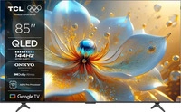 TCL 85T8C 85 Zoll QLED 4K HDR Ultra HD Fernseher, Smart TV mithilfe von Google TV