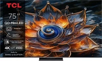 TCL 75Q8C 75 Zoll QD Mini LED, 4K HDR Premium 4500, ZeroBorder, Smart Google TV,