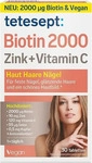 Tetesept Biotin 2000 Zink+ Vitamin C 30 Tabletten