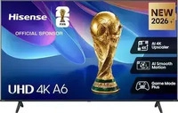 Hisense 58A6S 58 Zoll 4K UHD Smart-TV HomeOS U9.5 Dolby Vision HDR Game Mode Plus