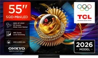TCL 55Q7D PRO 55 Zoll 4K SQD-Mini LED TV, 100 % BT.2020, 480 lokale...