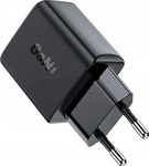 Acefast A21 Schwarz GaN USB Type-C Wandlader 30W, PD, QC 3.0, AFC, FCP