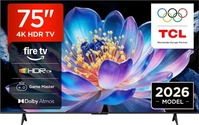 TCL 75V6D 75 Zoll, 4K UHD, Smart TV, Fire TV, HDR10+, Dolby Atmos, DTS:X, Game