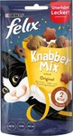 PURINA FELIX KnabberMix Original mit Huhn-, Leber- & Truthahngeschmack - 8 x 60g -