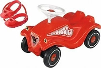 Big 800056106 Bobby-Car-Set mit Fl&uuml;sterreifen und Schuhschonern