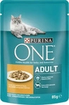 Purina ONE Adult Zarte St&uuml;ckchen in Sauce mit Huhn und gr&uuml;nen Bohnen 85 g