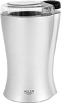 ADLER EUROPE AD 443 Handkaffeem&uuml;hle 600 Gramm 1 Einheit Silber Handlich Tragbar