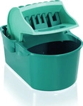 LEIFHEIT Profi Compact Mop Press, 8-Liter-Eimer mit Griff zum Auswringen von Mopps