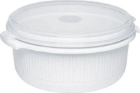 Emsa 450151200 Mikrowellentopf mit Deckel, 1,5 Liter, Kunststoff, Wei&szlig;, Micro Family