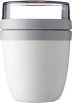 Mepal Ellipse Lunchbecher M&uuml;slibecher Joghurtbecher - Unterteilung f&uuml;r Joghurt &