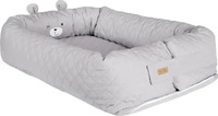 roba Babylounge 'roba Style', Kuschelnest mit B&auml;rengesicht 'Sammy', grau