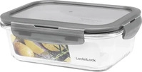 LocknLock Boroseal Hitzebest&auml;ndige Glas rechteckige Frischhaltedose, 630 ml, Klarer