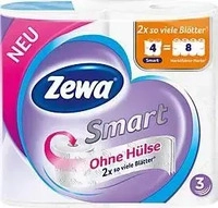 Zewa Toilettenpapier Smart 3-lagig 4 x 300 Blatt
