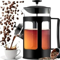 BODUM KENYA 1L - 8 Tassen - French Press Kaffeebereiter - Schwarz
