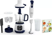 Tefal HB55W4 Yummy Gourmet Babynahrungszubereiter, Wei&szlig;/Blau - 1 St&uuml;ck