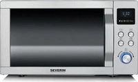 Severin MW 7774 - Mikrowelle - Edelstahl 900W 25L Sensor-Kochen