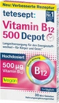 tetesept Vitamin B12 Depot 500 Tabletten 30 St&uuml;ck, 8,3 g