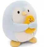 Nici MyMochi: Waddle Pl&uuml;schpinguin mit Ente &ndash; 27 cm