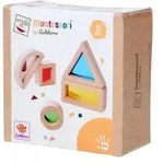 Eichhorn: Montessori Holz Lernspielzeug 5tlg. - Formensortierer