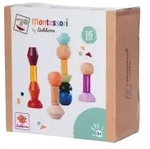 Eichhorn: Montessori Holz-Lernspiel 16-teilig - Formen