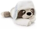 Nici: Izzy Icetumbler Pl&uuml;sch Faultier, mit M&uuml;tze, liegend - 45 cm