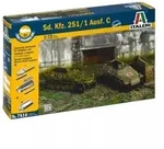 Italeri: Sd.Kfz.251/1 Ausf.C Sch&uuml;tzenpanzer-Bausatz, 1:72