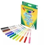 Crayola: Auswaschbare Filzstifte mit feiner Spitze, 12er-Pack